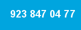 923 847 04 77 923 847 04 77